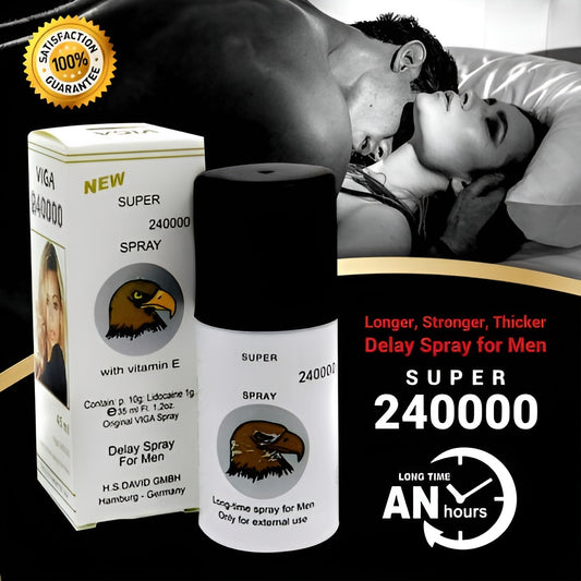 New SUPER VIGA 240000 Male Delay Spray For Men Last Longer Premature Ejaculation